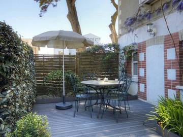 Gîte pour 4 personnes, avec terrasse dans Grande plage de Tharon