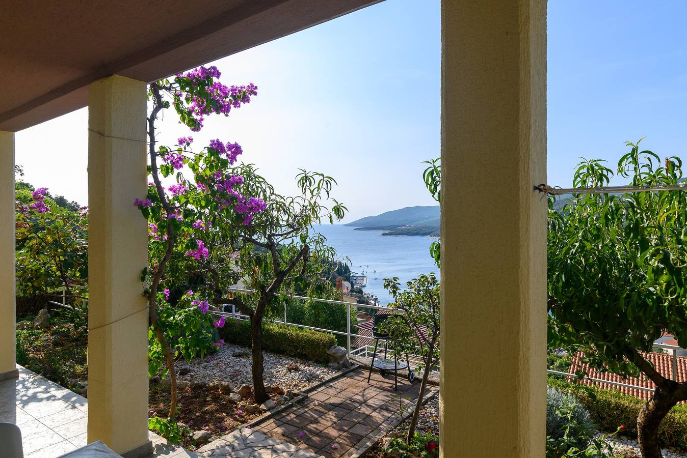 Ganze Wohnung, 2-Zimmer-Ferienwohnung mit Terrasse und Meerblick Rabac, Labin A-19055-c in Rabac, Labin-Rabac