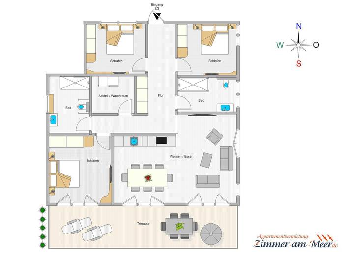 Ganze Ferienwohnung, Riedenweg 10 Whg. Rw-10 in Kühlungsborn, Mecklenburgische Ostseeküste