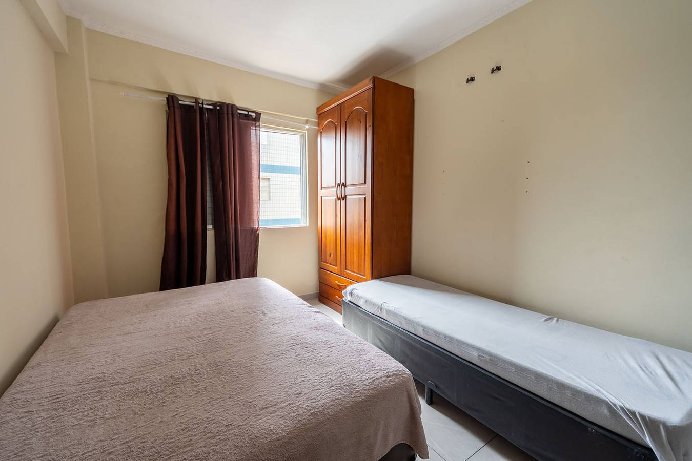 Appartement entier, Appartement de vacances pour 5 personnes avec balcon in Solemar, Praia Grande (São Paulo)