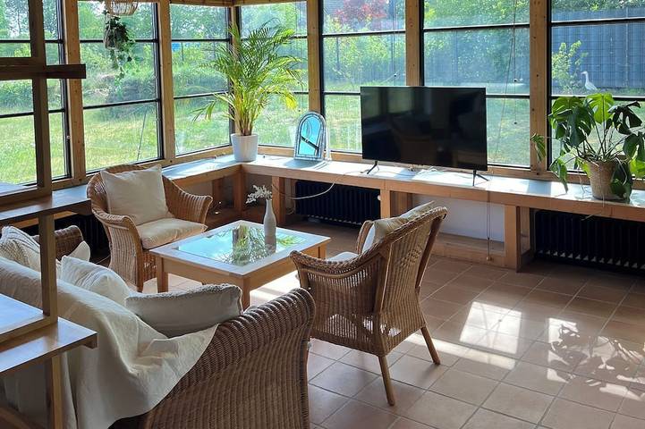 Ferienhaus für 4 Personen, mit Terrasse und Sauna sowie Garten - 1