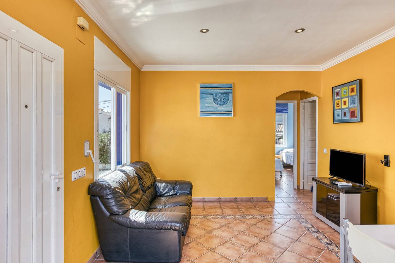 Ganze Wohnung, Apartment 'Mimosa' mit Meerblick, Wlan und Klimaanlage in l'Escala, Oberampurien