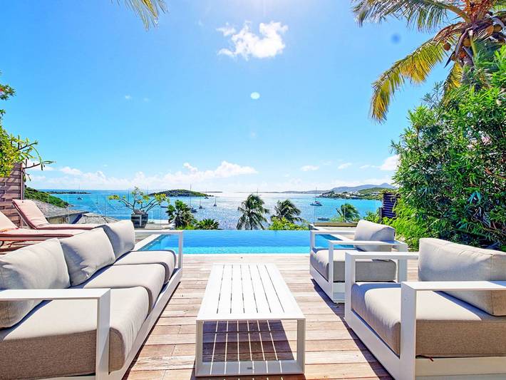 Maison de vacances pour 6 personnes, avec balcon dans Saint Martin