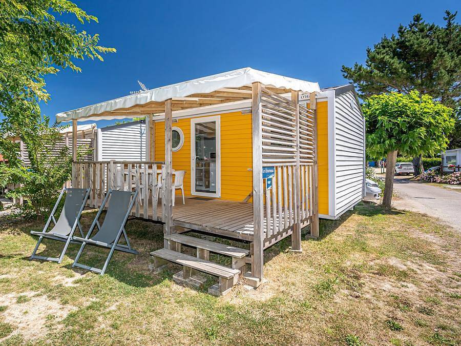 Flower Camping La Guichardière - Mobilhome 3 personas - Mobil-home Confort 1 habitación 20m² terraza cubierta 1/3 pers in La Plaine-sur-Mer, Côte de Jade