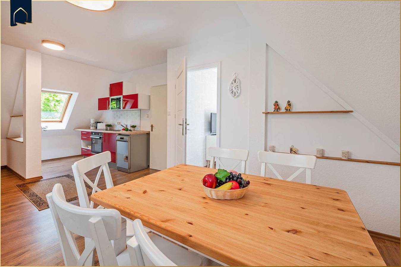 Appartement entier, Ferienwohnung Nahe des  Bahnhofs in Seebad Ahlbeck mit Terrasse und Gartenblick in Drei Kaiserbäder, Heringsdorf