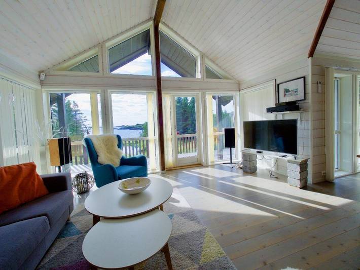 Chalet für 8 Personen, mit Garten und Sauna sowie Ausblick und Seeblick auf den Lofoten - 3