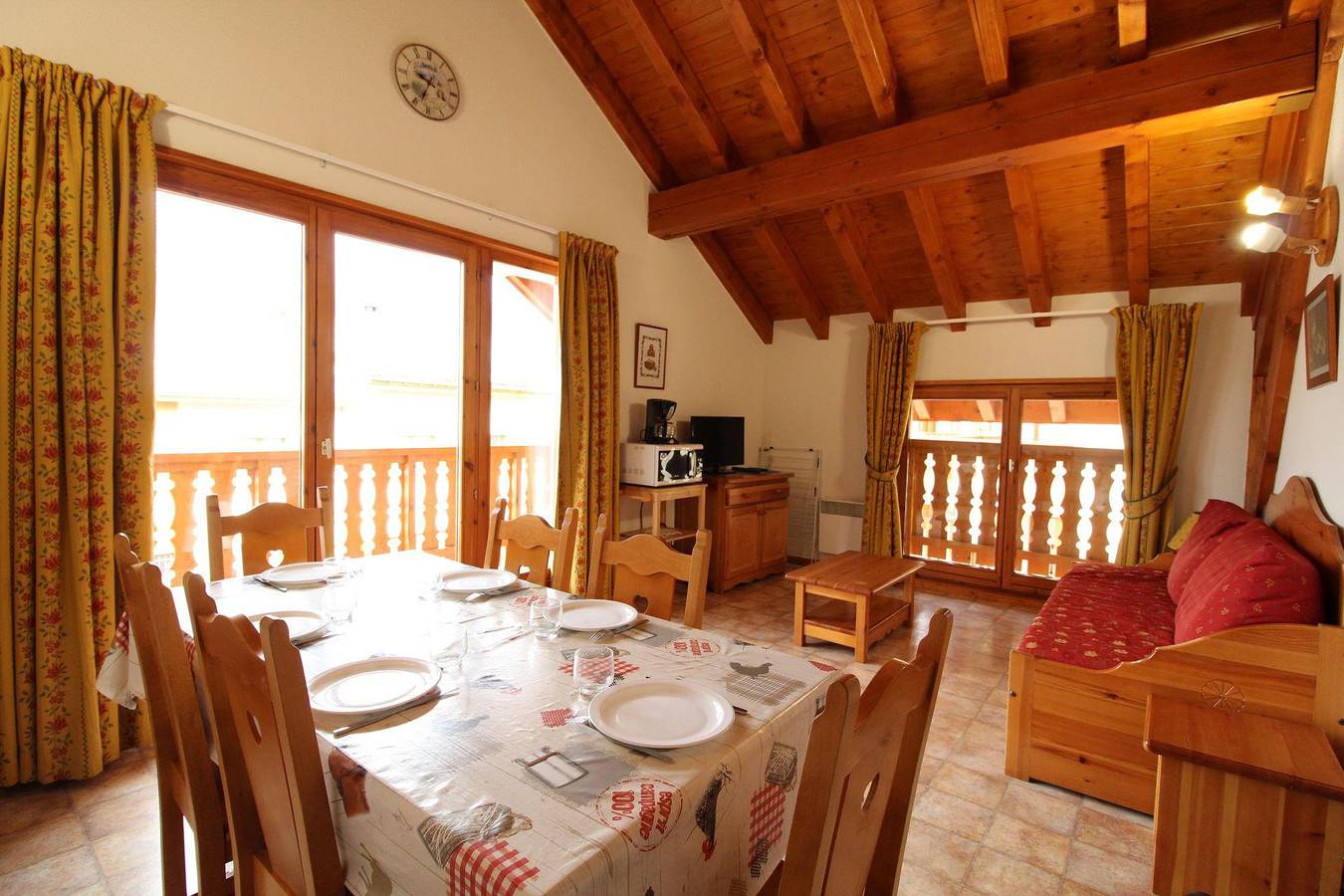 Geheel appartement, Résidence la Combe Iv - Appartement 3 kamers 6 personen (517) in Aussois, Saint-Jean-de-Maurienne regio