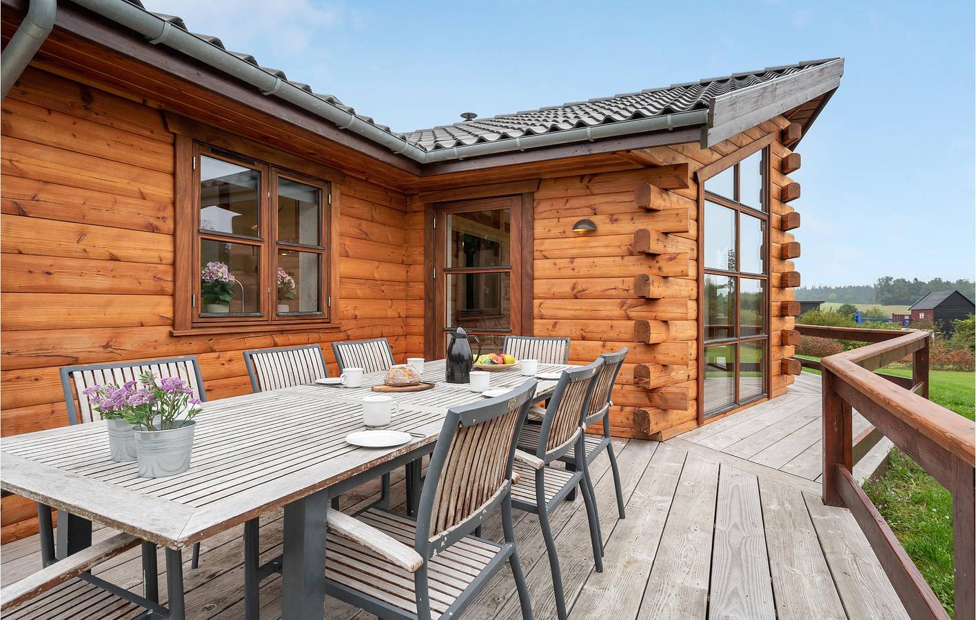 Ferienhaus für 8 Personen mit Garten in Ikast-Brande