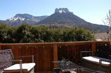Maison de campagne pour 2 personnes, avec vue et jardin à Alex (Annecy)