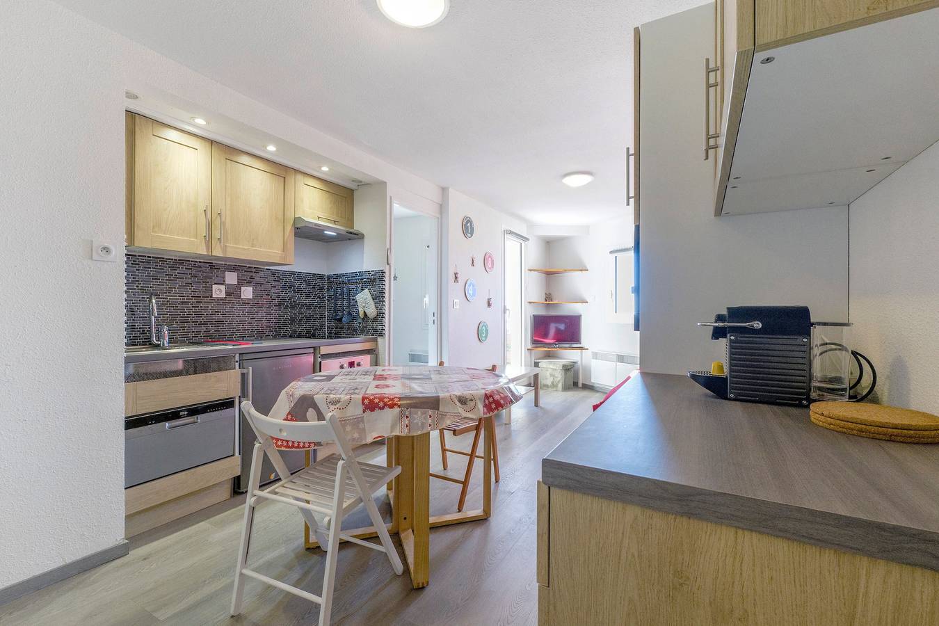 Appartement entier, Studio « Location Prapoutel » avec vue sur la montagne et balcon in Prapoutel, Les Adrets