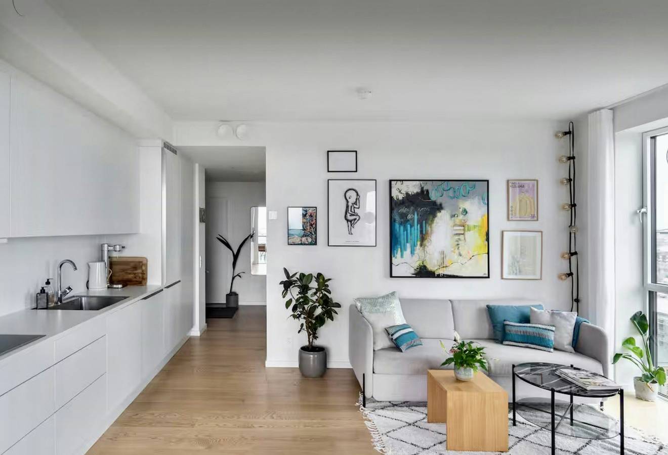 Ganze Wohnung, Panoramablick vom 10. Stock in Carlsbergbyen in Kopenhagen, Hovedstaden