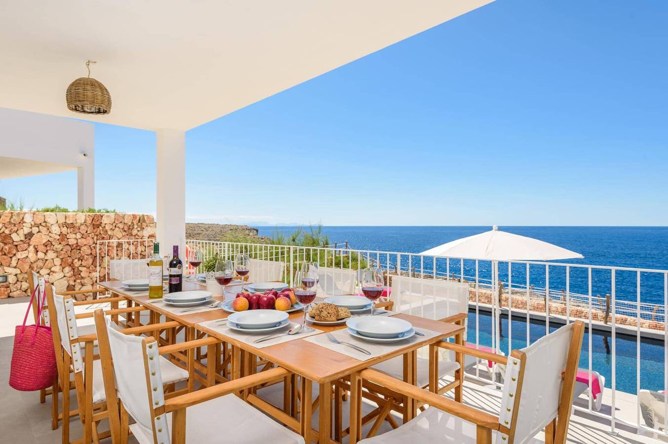 Villa pour 8 personnes in Cala Blanes, Ciutadella