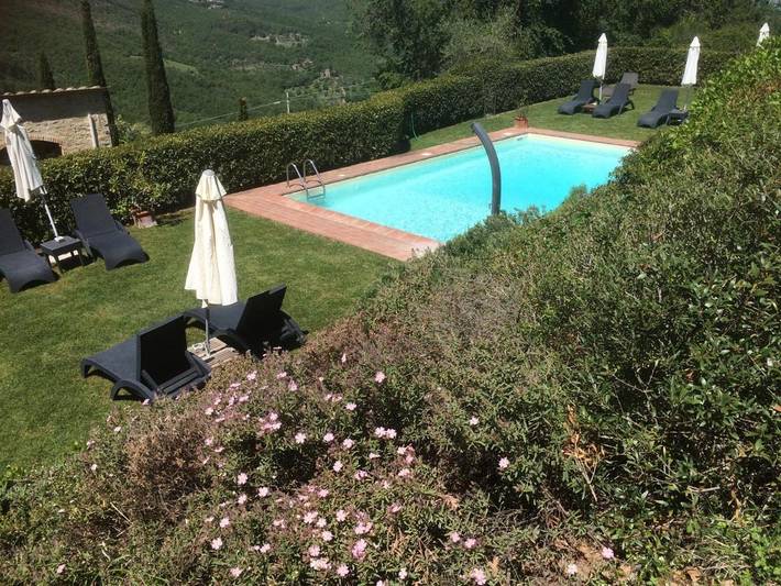 B&b voor 2 personen, with Terras and Tuin as well as Zwembad and Uitzicht in Castellina in Chianti