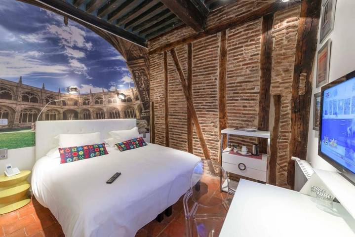 Hôtel pour 2 personnes, avec jacuzzi et terrasse, animaux acceptés à Castres - 4