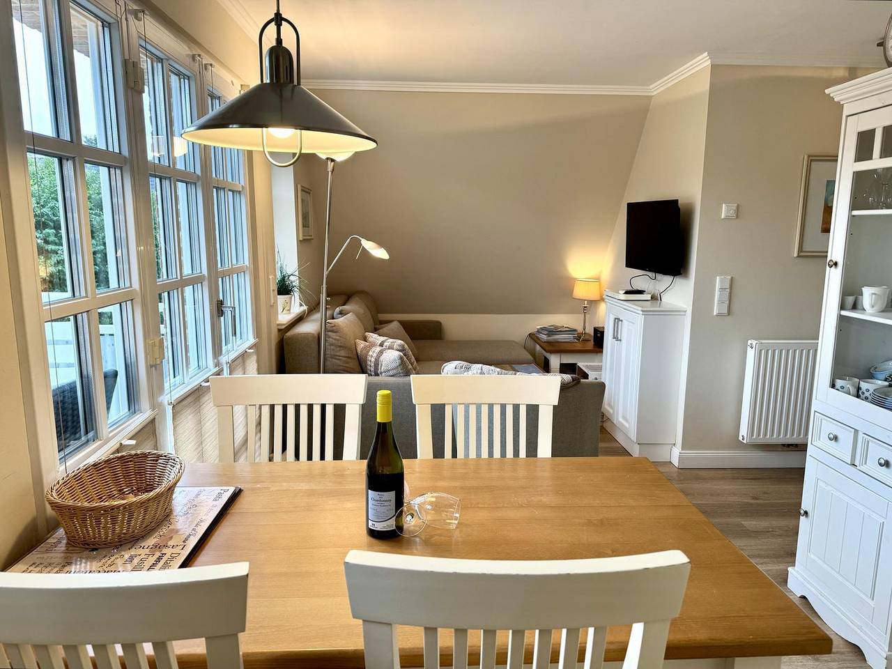 Ganze Wohnung, Helle und moderne Obergeschosswohnung für 4 Personen mit Balkon und Sauna in Westerland, Sylt (Gemeinde)