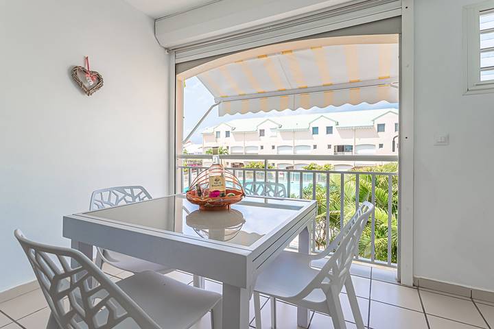 Gîte pour 4 personnes, avec balcon et piscine à Saint-François - 4