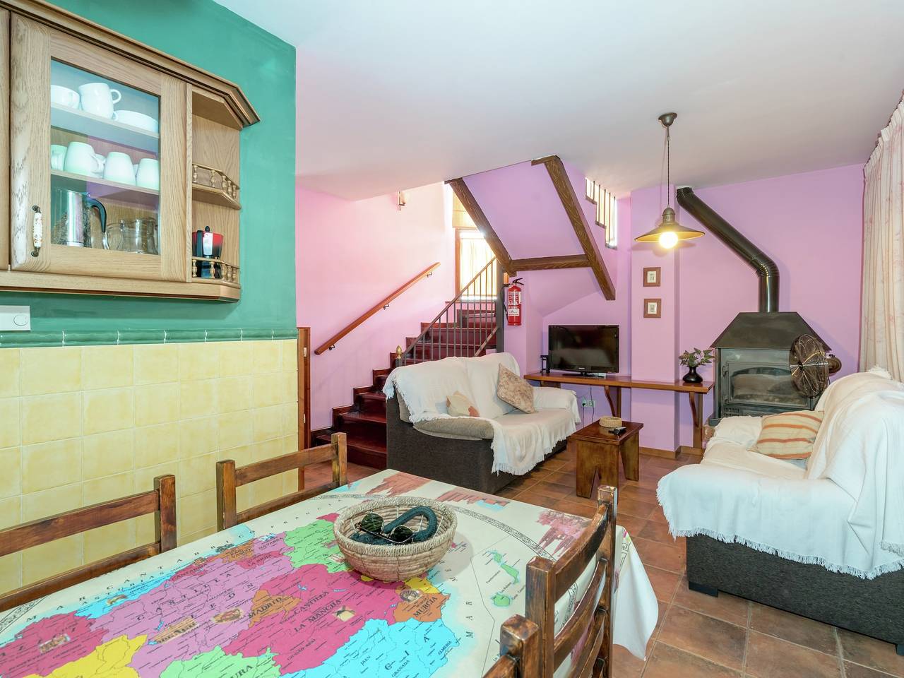 Ferienhaus neben See im Dorf Casas del Monte in Extremadura in Casas del Monte, Cáceres und Umgebung