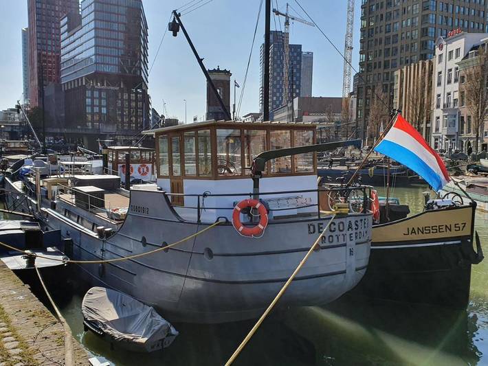 Bateau pour 4 personnes, avec vue ainsi que sauna et terrasse, animaux acceptés à Rotterdam - 2