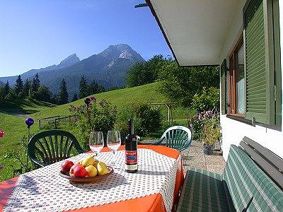 Ganze Ferienwohnung, Unterlandtal Ferienwohnungen - Ferienwohnung Watzmann, 2-4 Personen, 86 qm,Balkon,Geschirrspüler,2 Schlafzimmer in Ramsau bei Berchtesgaden, Berchtesgadener Alpen