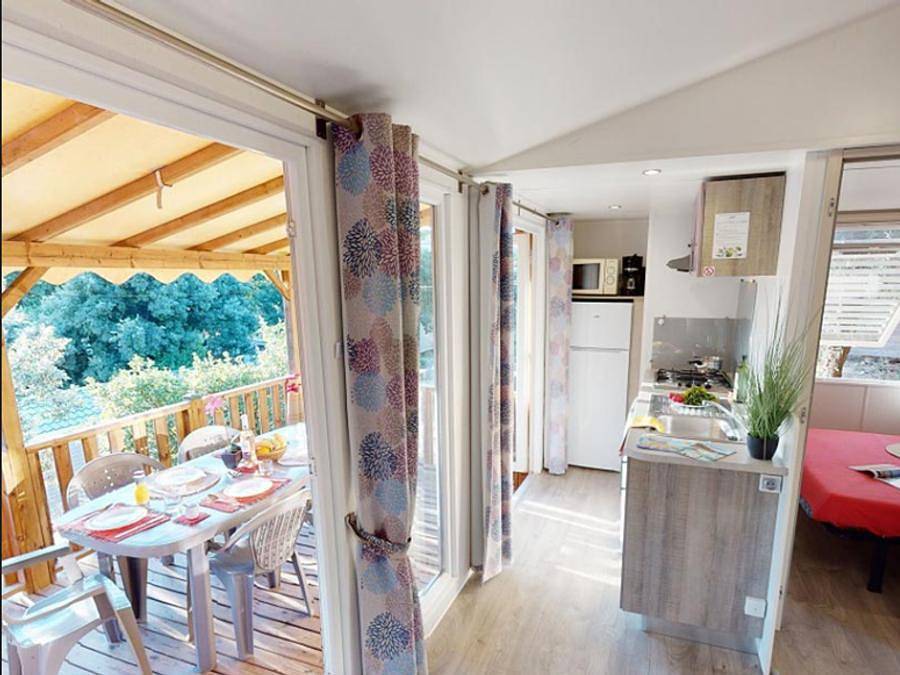 Camping de l'Aigle - Mobilhome 6 personnes - Cottage Confort 3 Chambre + climatisation + Lave vaisselle in Aiguines, Parc naturel régional du Verdon