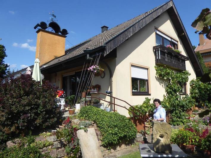 Ferienwohnung für 2 Personen, mit Terrasse und Garten sowie Ausblick in Bad Bocklet