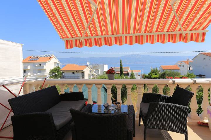 Apartament wakacyjny dla 2 osób, z balkon/ taras, zwierzęta dozwolone w Slatine