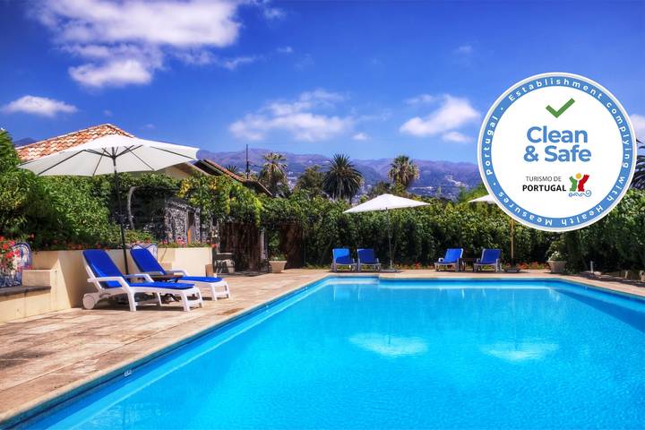 Casa de campo para 2 pessoas, com Terraço e Jardim e ainda Piscina no Funchal