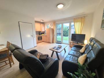 Ferienhaus mit Meerblick für 5 Personen, mit Balkon, kinderfreundlich am Jadebusen