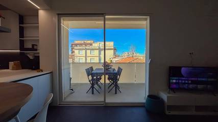 Ferienwohnung für 6 Personen, mit Ausblick und Balkon in Fano