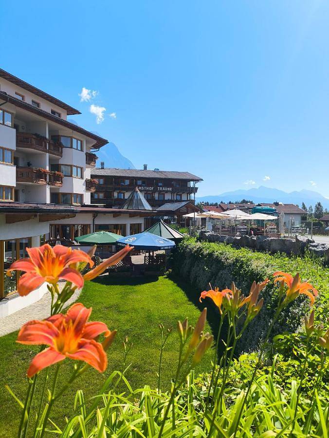 Aktiv-Hotel Traube am Mieminger Sonnenplateau in Wildermieming, Innsbruck Land