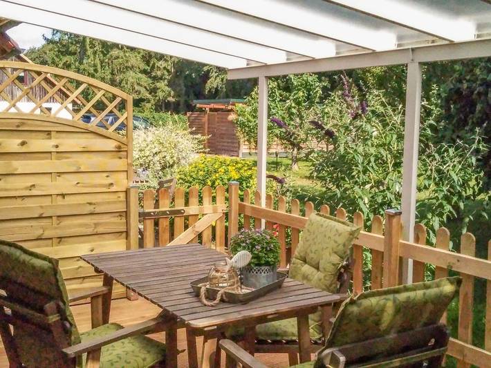 Ferienwohnung für 3 Personen, mit Terrasse und Garten in Ahrenshagen-Daskow