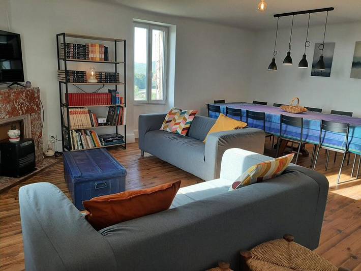 Location de vacances pour 12 personnes, avec balcon et vue à Saint-André-de-Najac - 2
