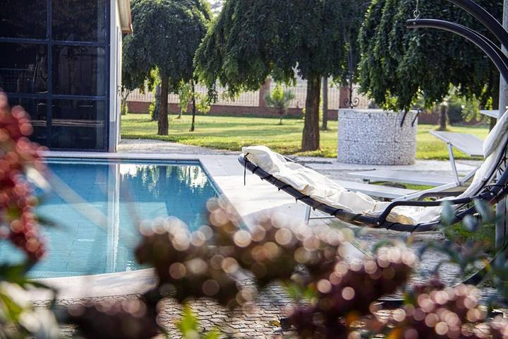 Ferienwohnung für 4 Personen, mit Garten und Pool sowie Ausblick - 1