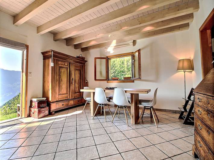 Location de vacances pour 6 personnes, avec jardin ainsi que balcon et vue à Leytron - 4