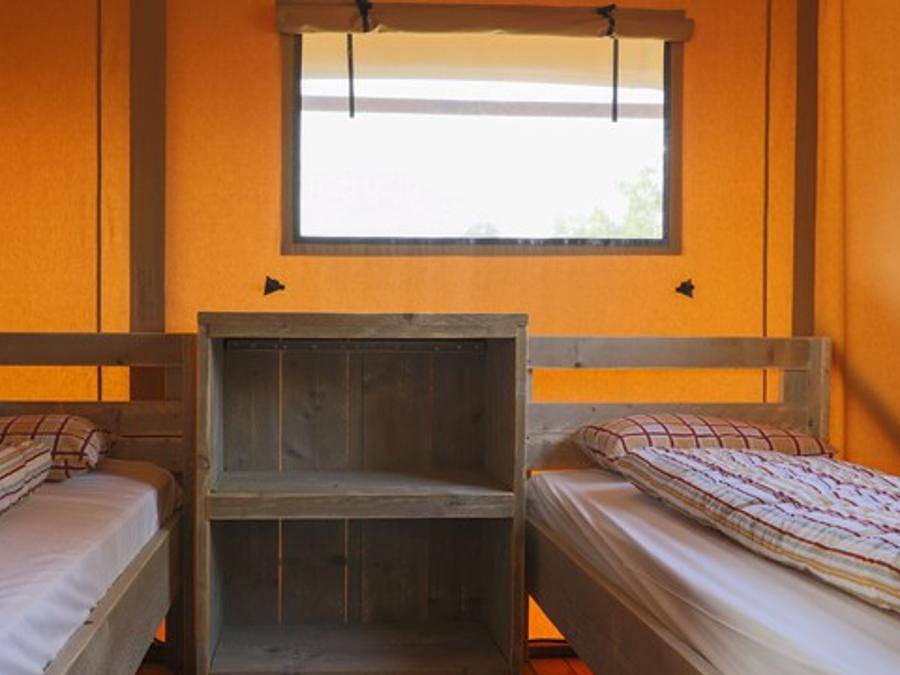 Camping Val Saline - Tienda de lona y madera 6 personas - Tienda Safari Lodge | 3 Ch. | 6 Pers. | 1 Sdb | Clim. in Rovinj, Región de Rovinj