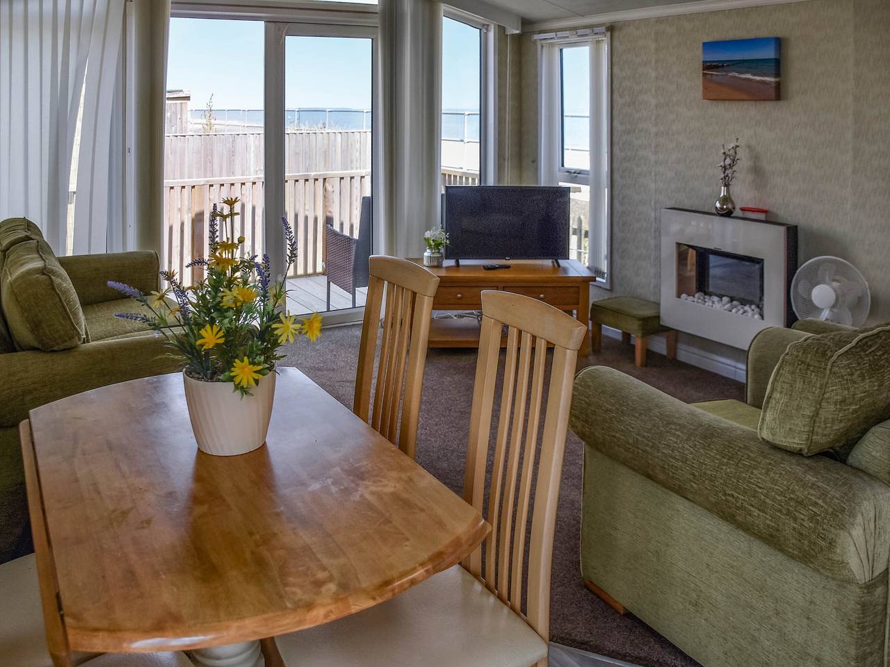 Sandbank in Bacton, Norfolk Coast