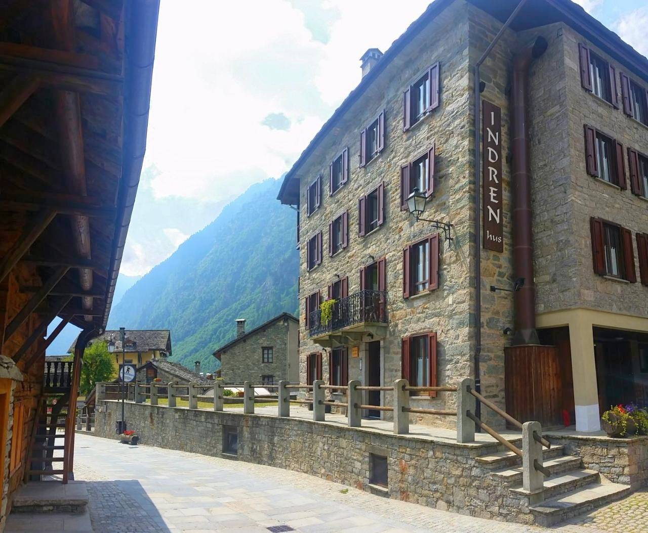 Indren Hus in Alagna Valsesia, Alpi Pennine