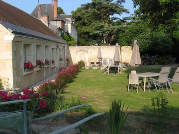 Gîte pour 4 personnes, avec jardin à Lussault-sur-Loire