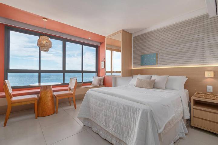 Ferienwohnung für 2 Personen, mit Terrasse und Ausblick sowie Pool in Salvador