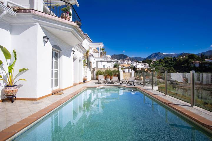 Villa für 6 Personen mit Garten in Frigiliana, Costa del Sol
