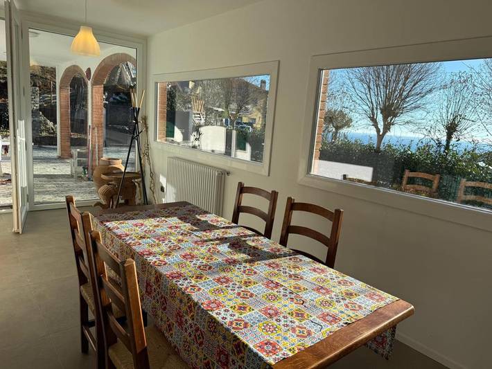 Ferienhaus für 6 Personen, mit Garten und Ausblick