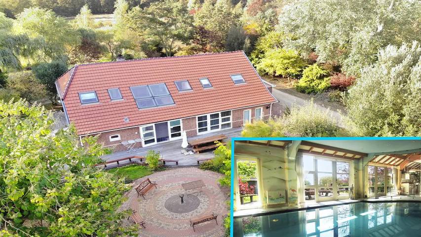 Vakantiehuis voor 17 personen, met zwembad en tuin in Provincie Groningen