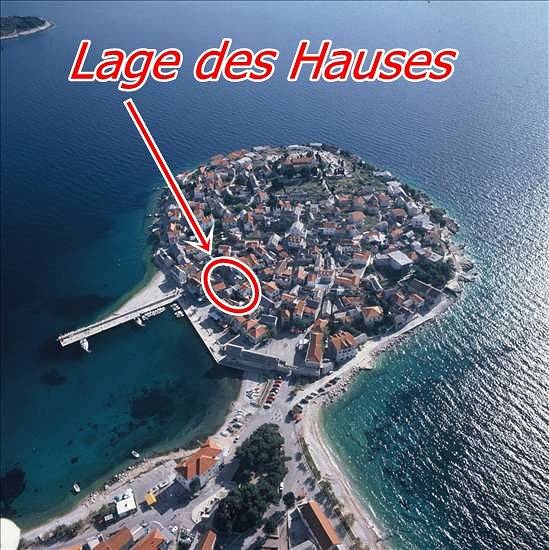 Ganze Wohnung, Ferienwohnung in Primošten mit Meerblick, Terrasse, Klimaanlage, W-Lan (600-2) in Primosten, Šibenik-Knin