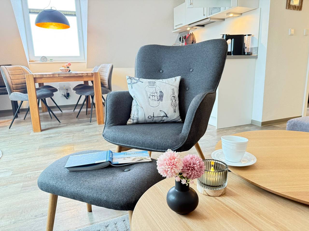Ferienwohnung "Neehuus 5" mit Balkon & Wlan in Borkum