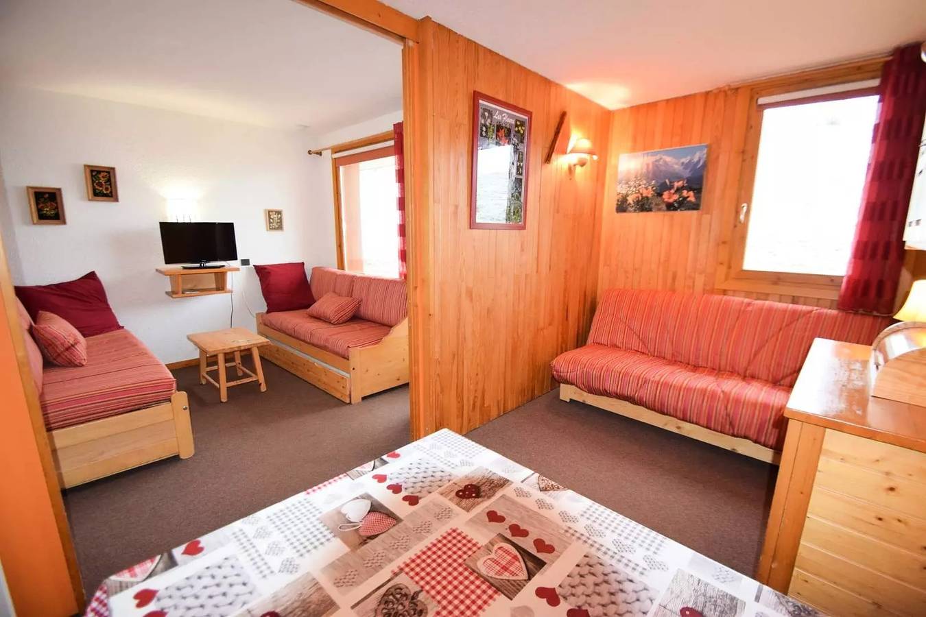 Apartamento entero, Estudio divisible 4/5 pers. Sapporo - Spain Villages in Plagne Villages, La Plagne-Tarentaise
