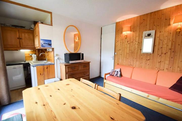 Studio pour 4 personnes, avec Vue dans Plagne Villages