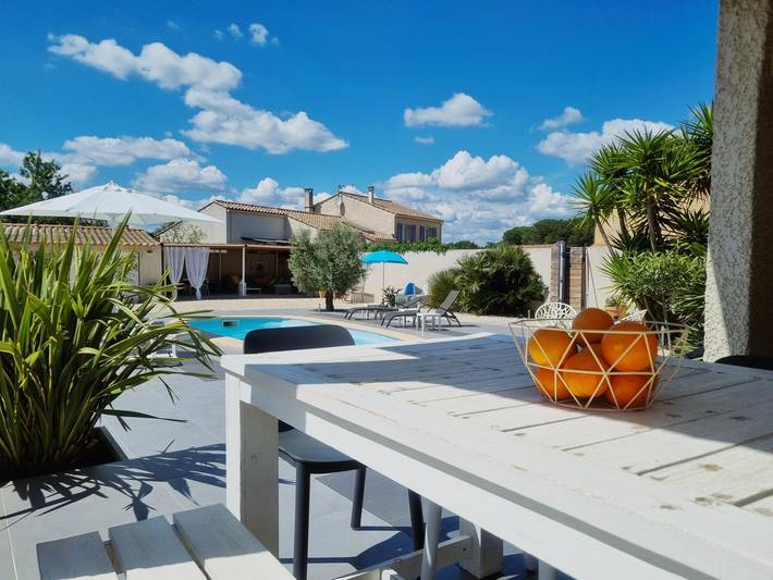 Location de vacances pour 8 personnes, avec jardin et piscine à Saint-Nazaire-d'Aude - 4