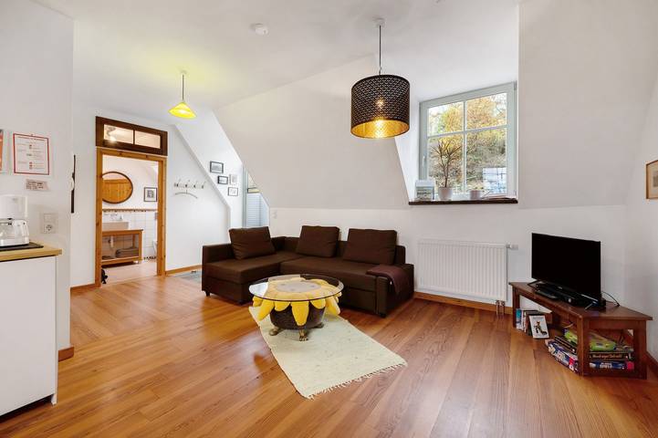 Apartamento entero, Apartamento 'Ferienwohnung Kaffee-Mühle' con terraza privada, jardín privado y Wi-Fi in Sponheim, Distrito de Bad Kreuznach