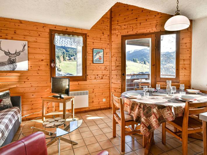 Gîte pour 6 personnes, avec Terrasse à Les Gets