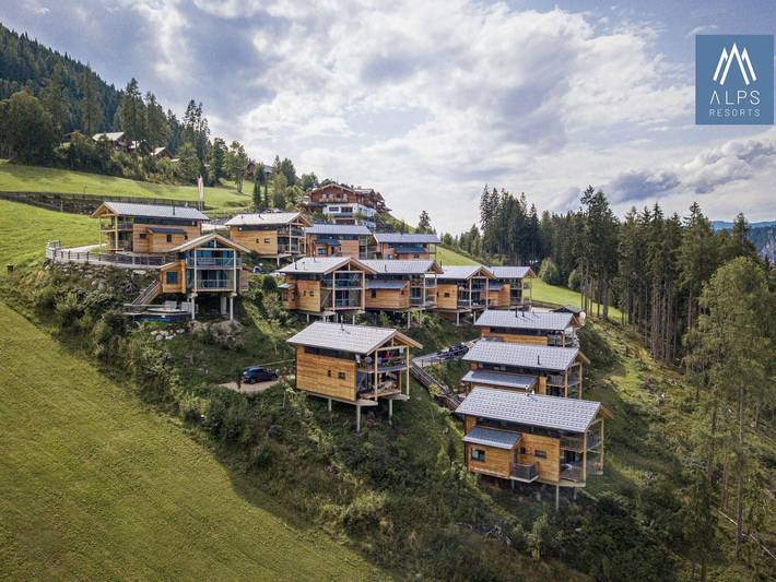 Chalet für 9 Personen, mit Balkon und Terrasse sowie Sauna